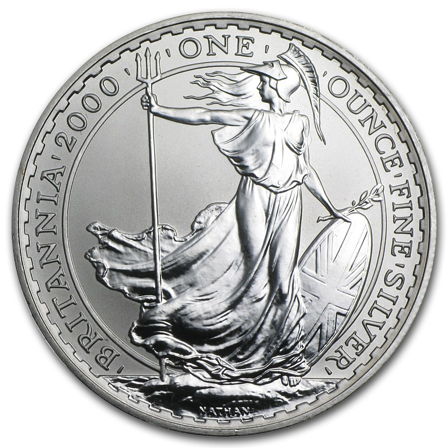Engeland Britannia 2000 1 ounce silver